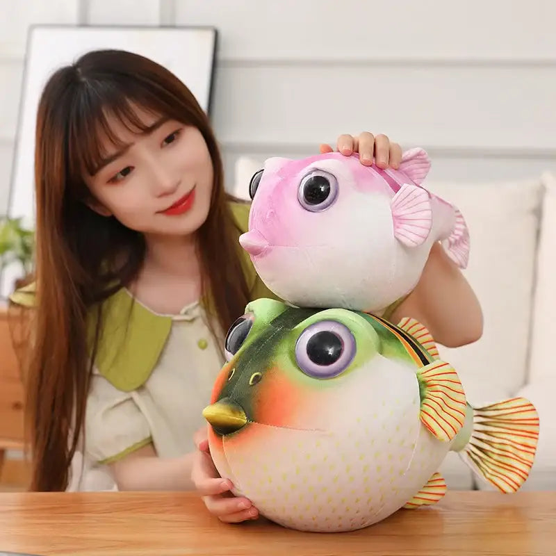 peluche poisson globe