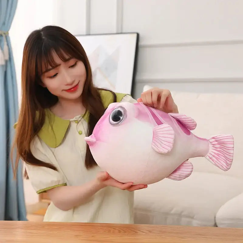 peluche poisson globe