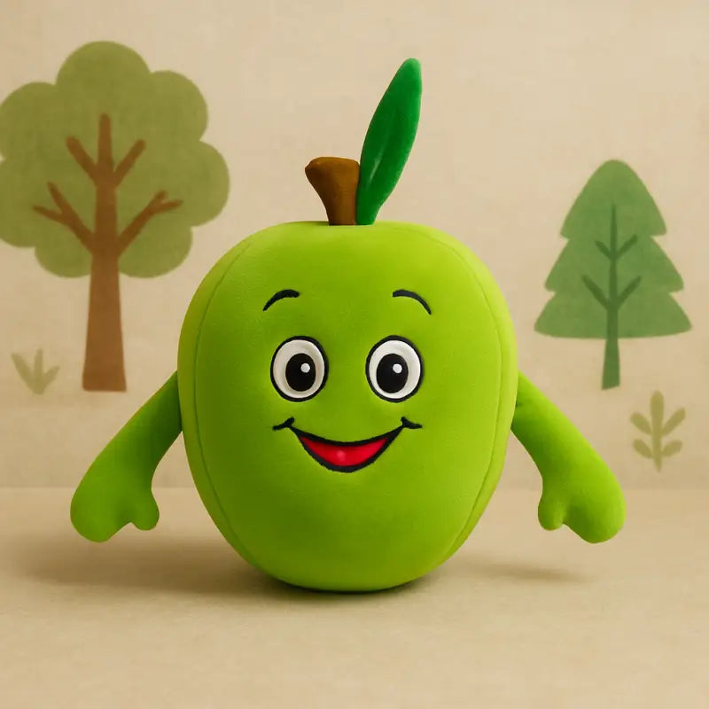peluche pomme verte - Apple