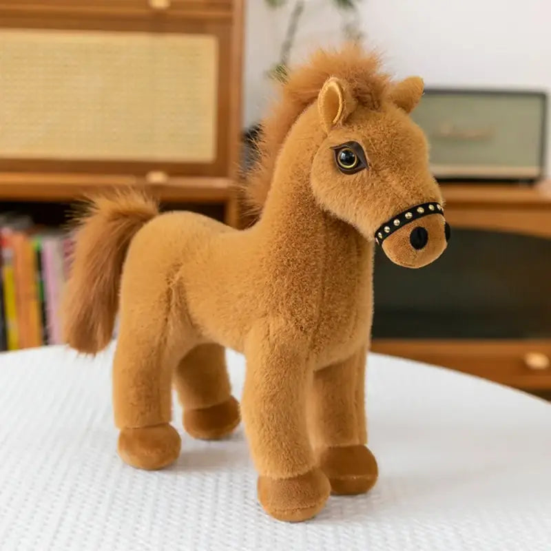 peluche poney - Brun Foncé