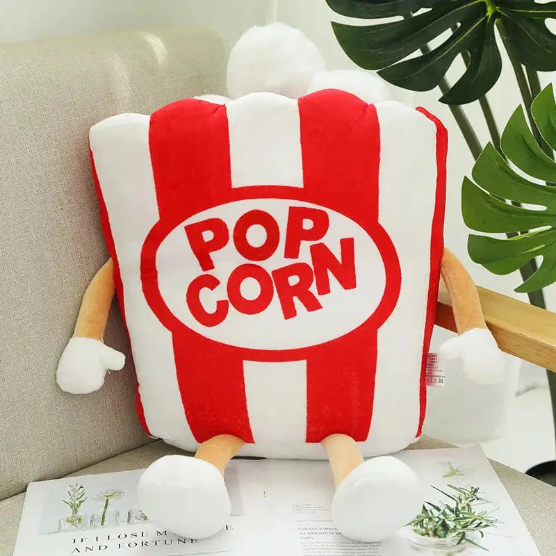 peluche pop corn - 26cm