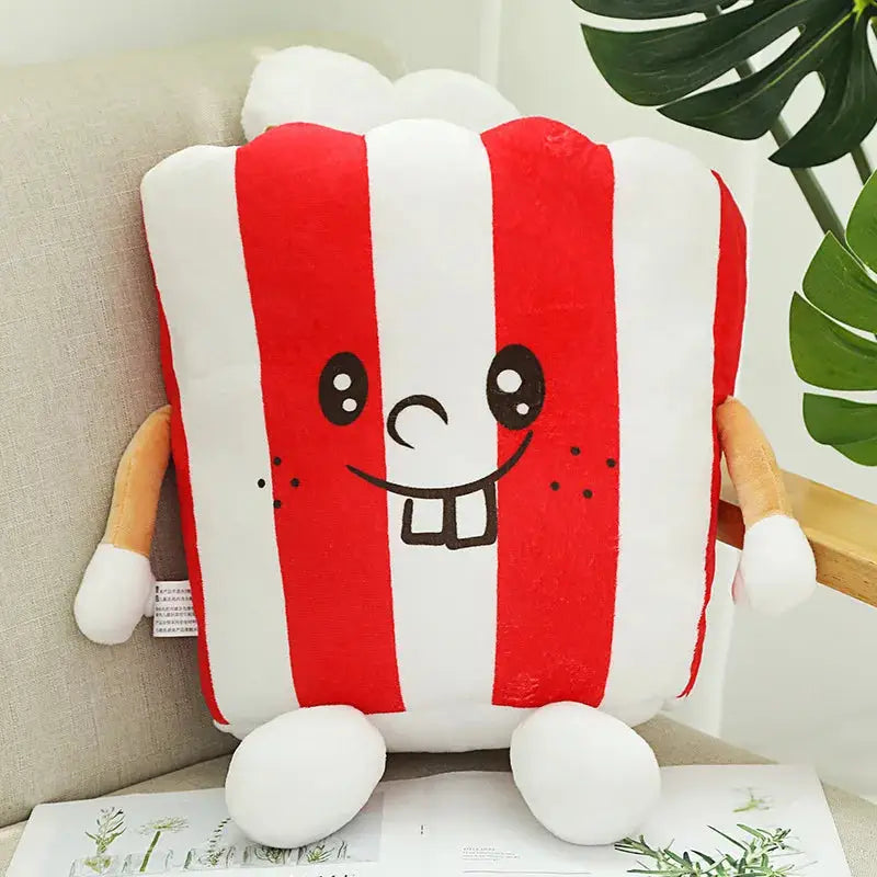 peluche pop corn - 35cm