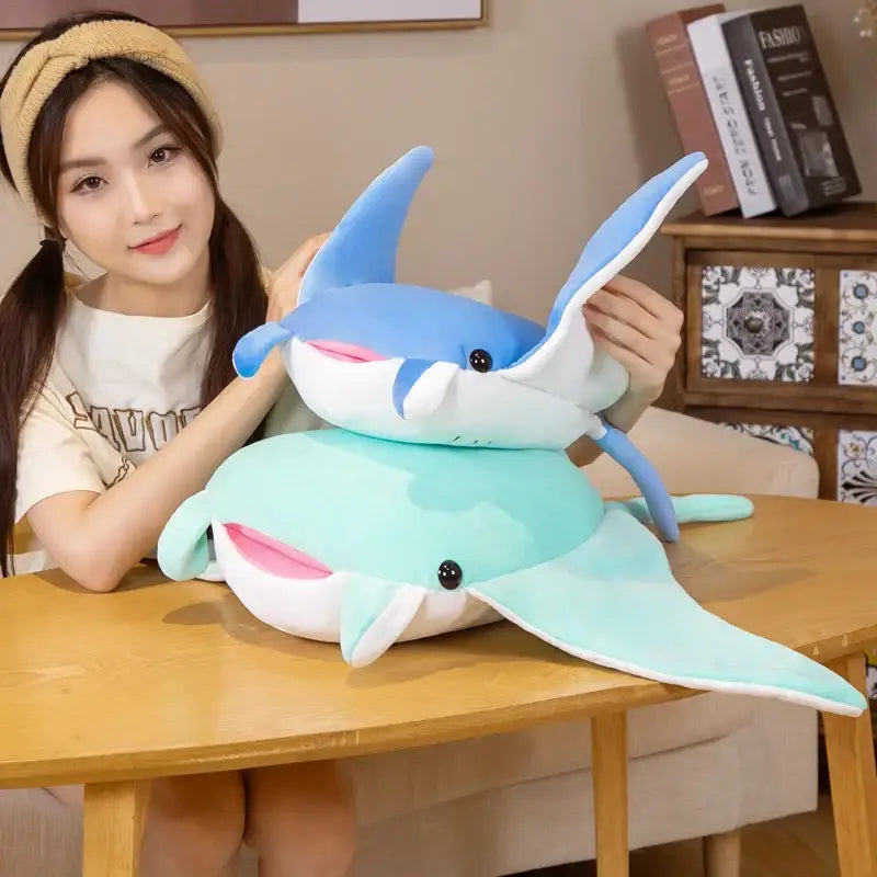 peluche raie manta