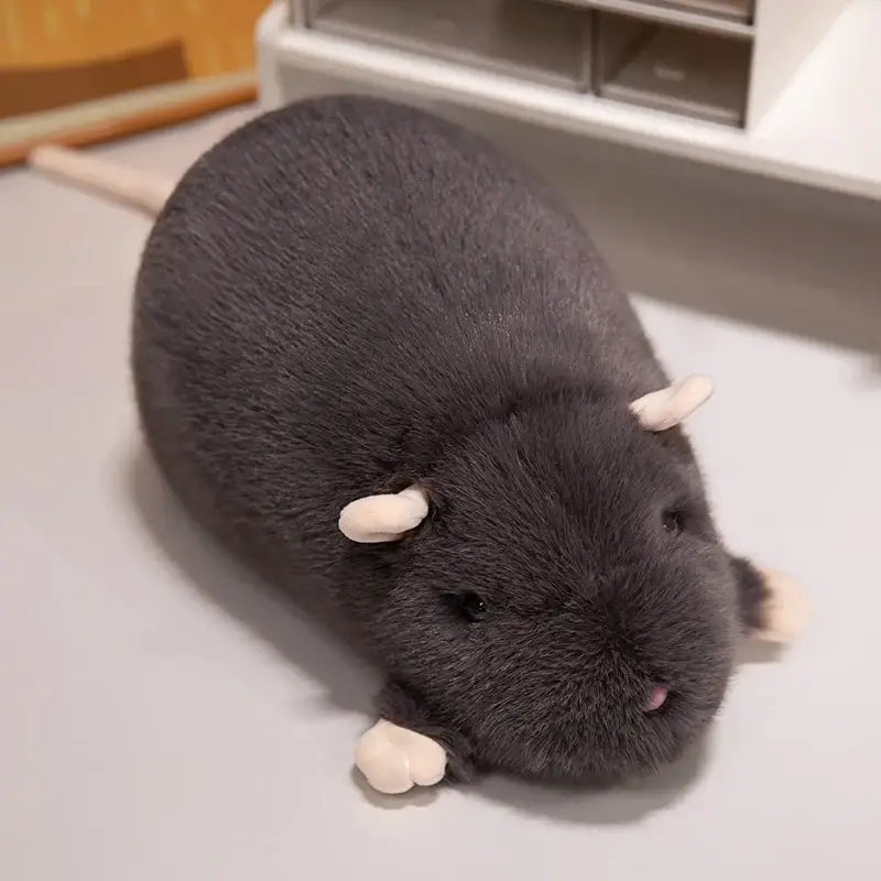 peluche rat - Noir / 50cm
