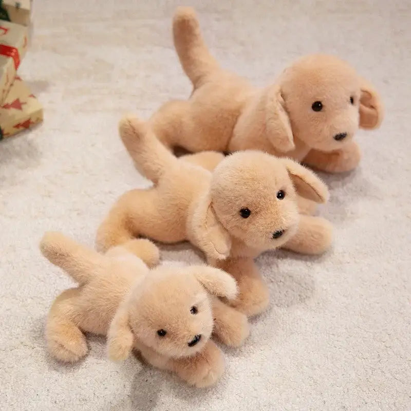 peluche realiste chien
