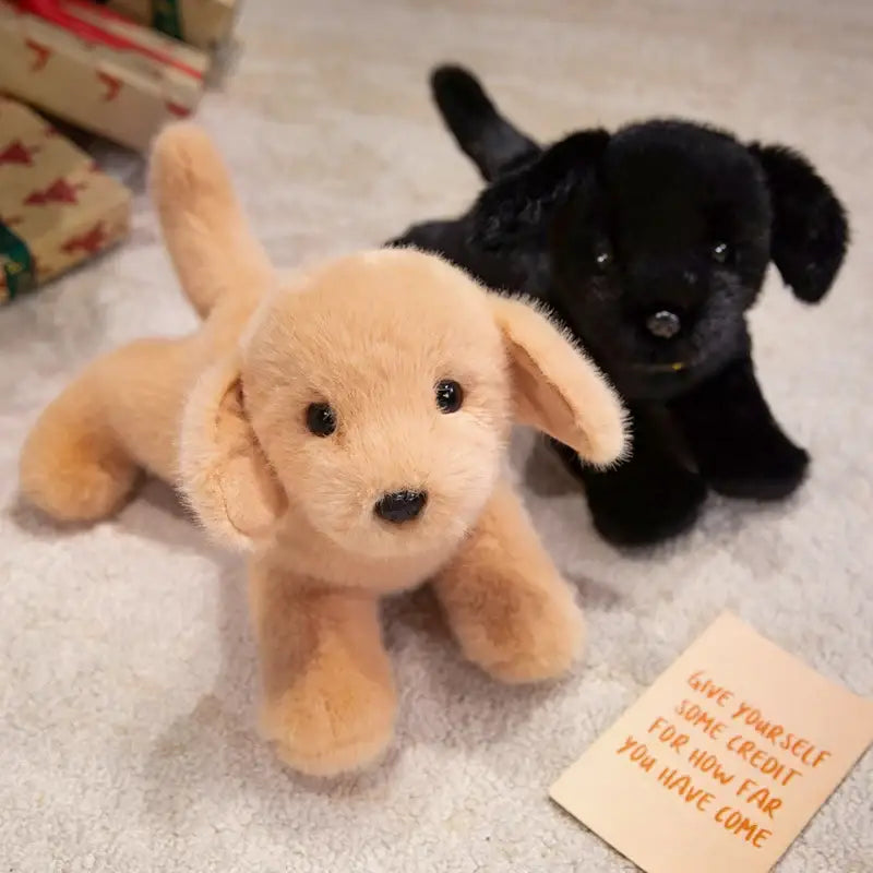 peluche realiste chien