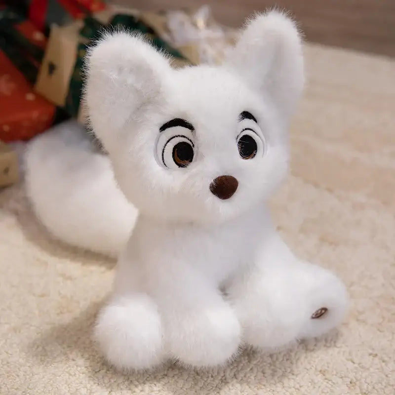 peluche renard lumineux - Blanc