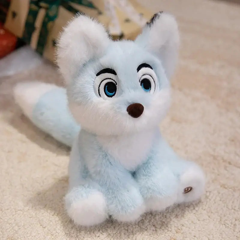 peluche renard lumineux - Bleu