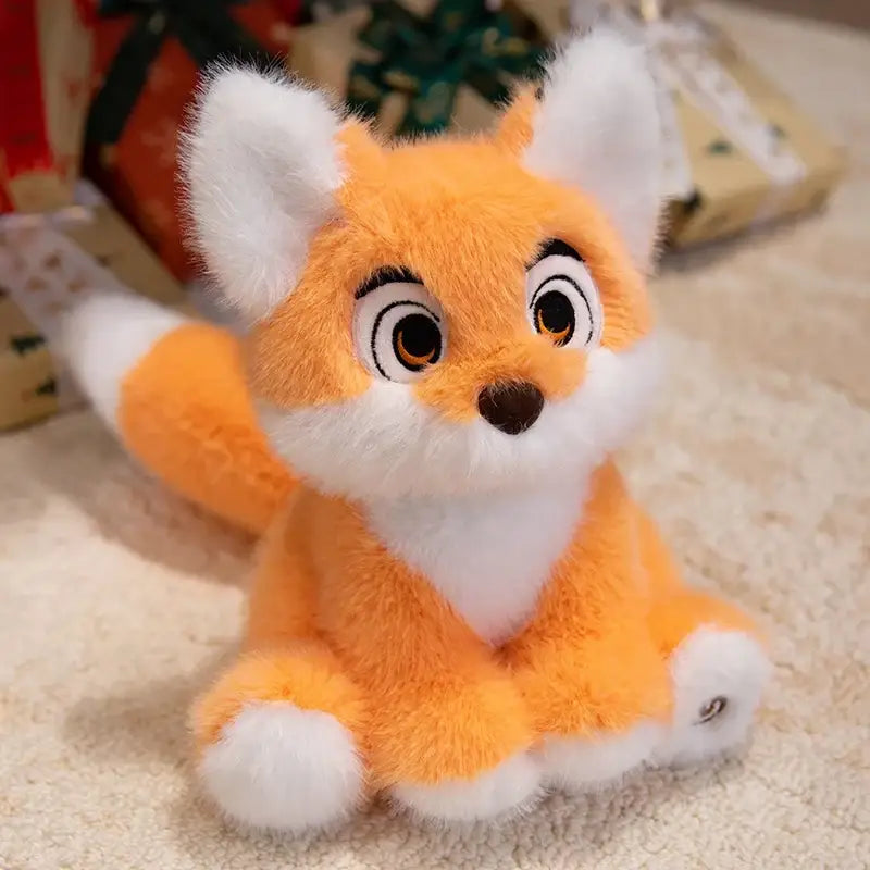 peluche renard lumineux - Orange