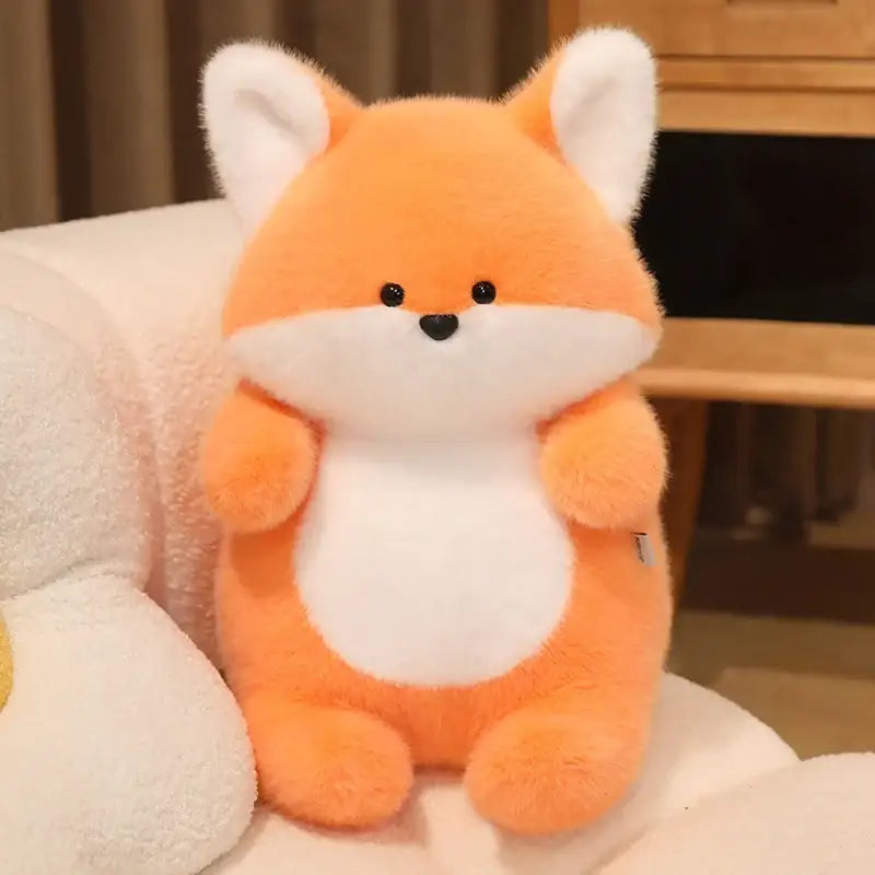 peluche renard orange