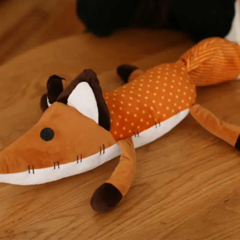 peluche renard plat