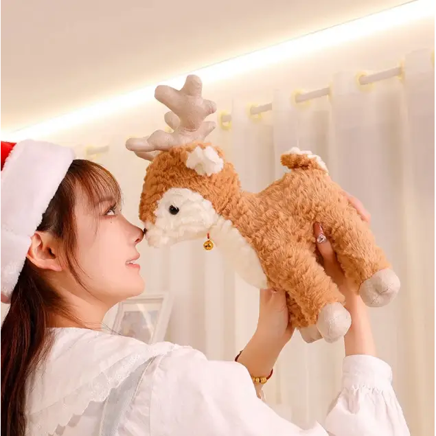 peluche renne du pere noel