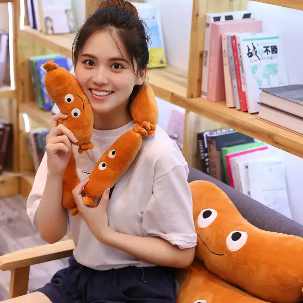 peluche saucisse