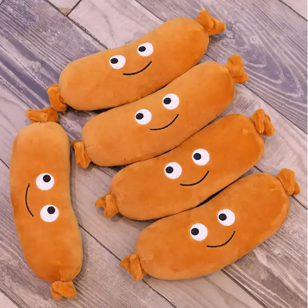 peluche saucisse