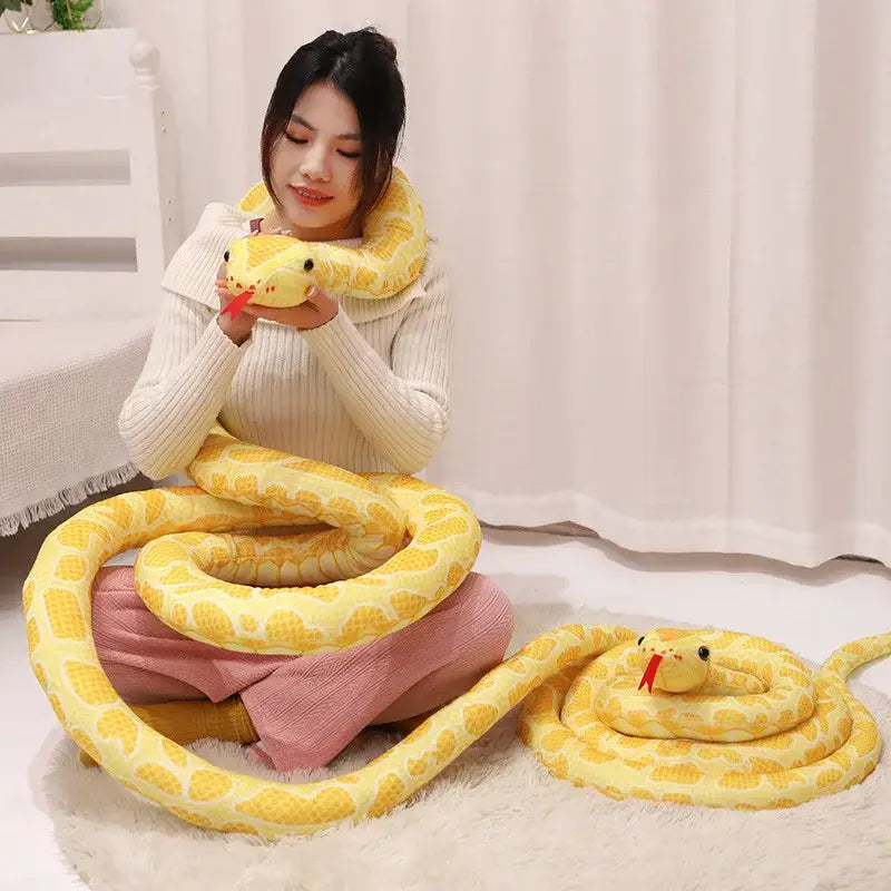 peluche serpent 2m