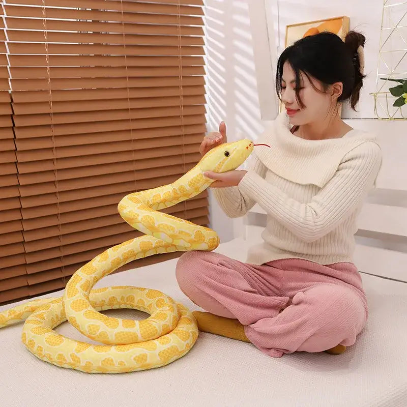 peluche serpent 2m