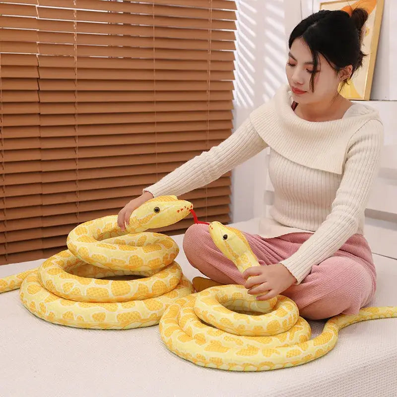 peluche serpent 2m