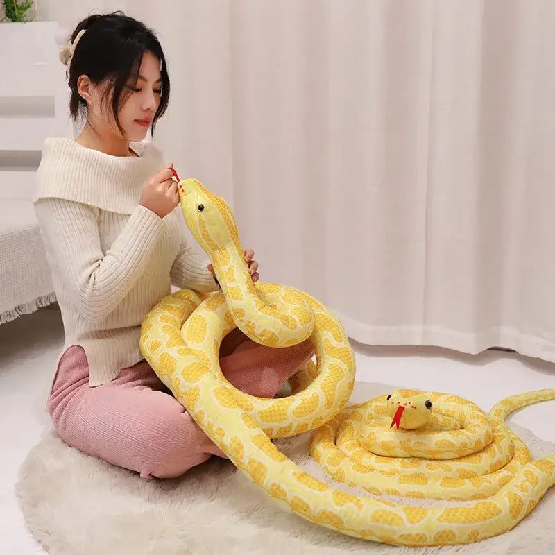 peluche serpent 2m