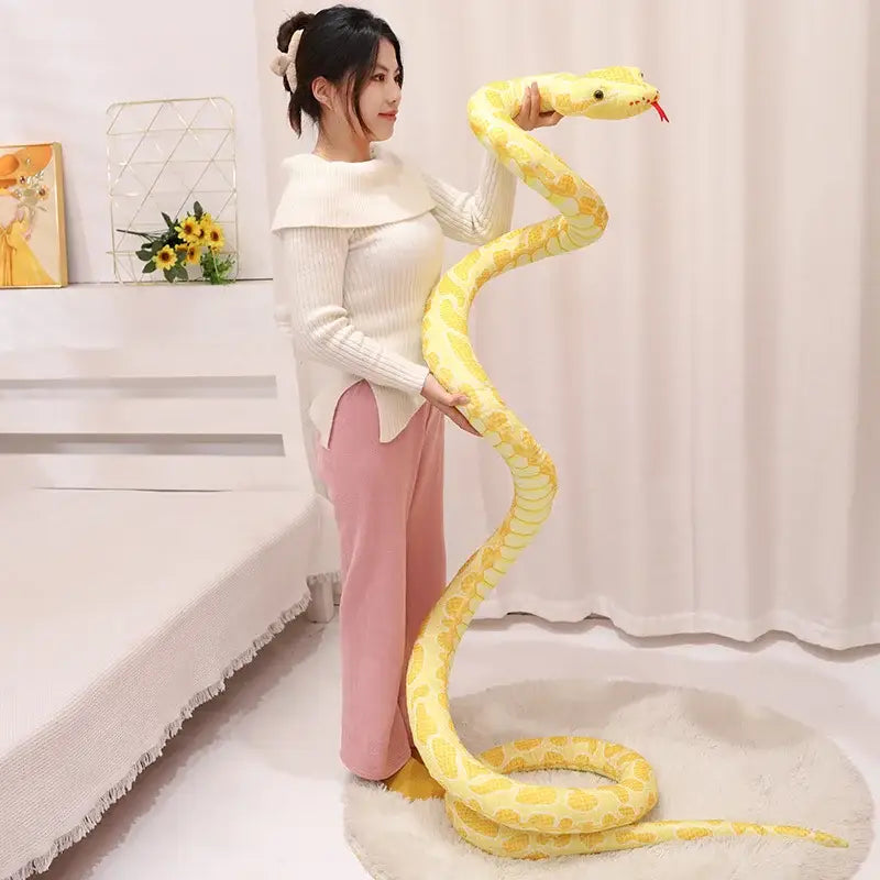 peluche serpent 2m