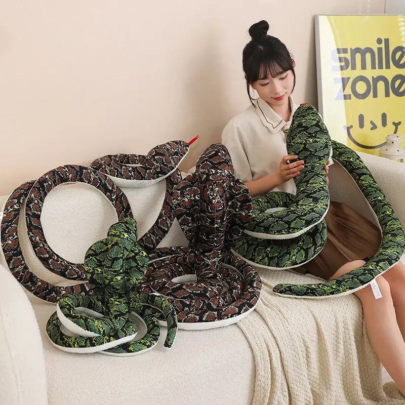 peluche serpent 3m