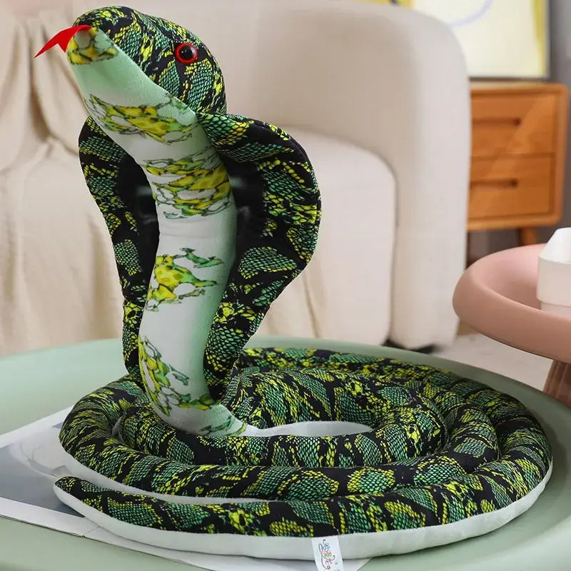 peluche serpent 3m - Vert