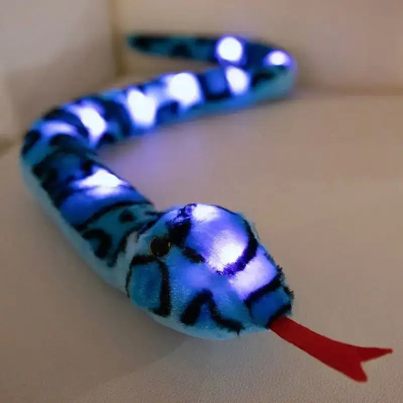 peluche serpent bleu