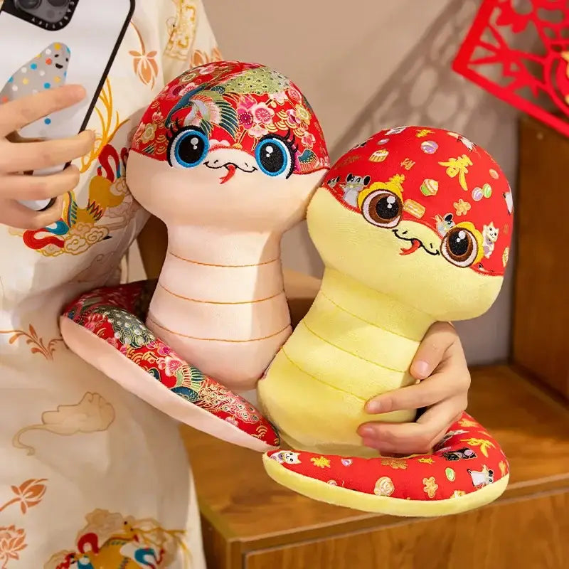 peluche serpent nouvel an chinois