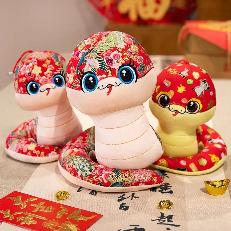 peluche serpent nouvel an chinois