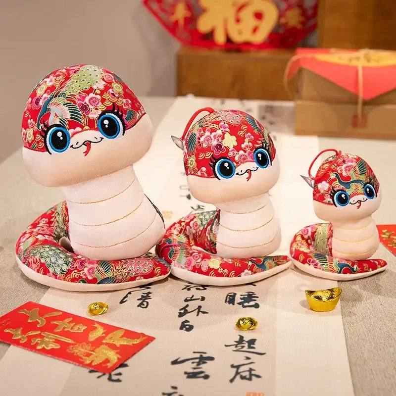 peluche serpent nouvel an chinois
