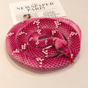 peluche serpent rose - 60cm