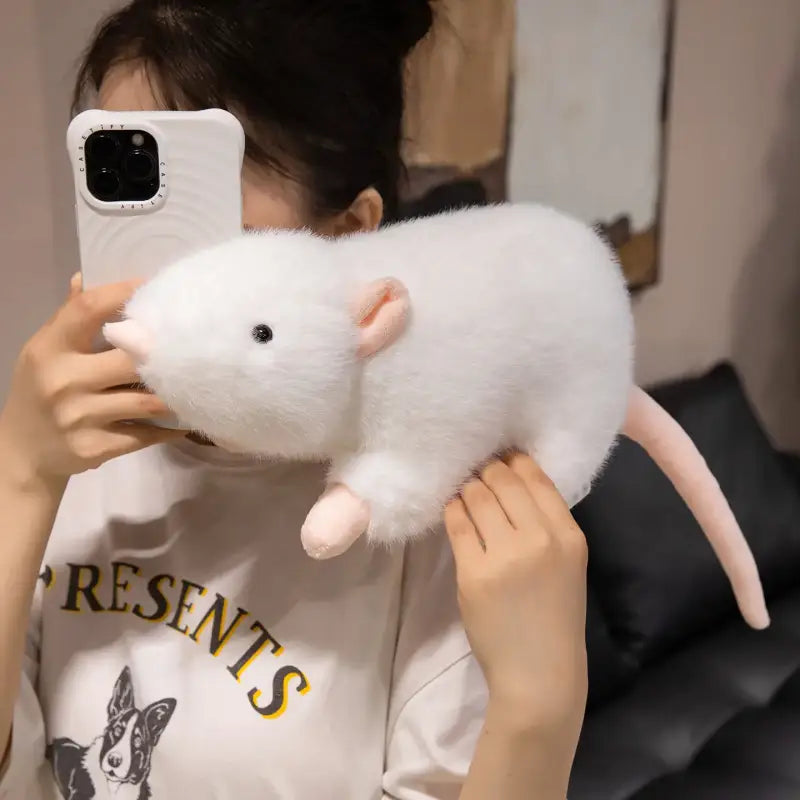 peluche souris geante
