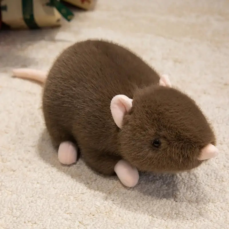 peluche souris geante Brun / 50cm