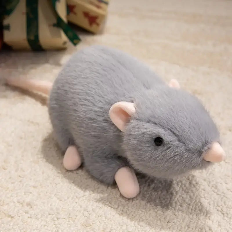 peluche souris geante Gris / 50cm