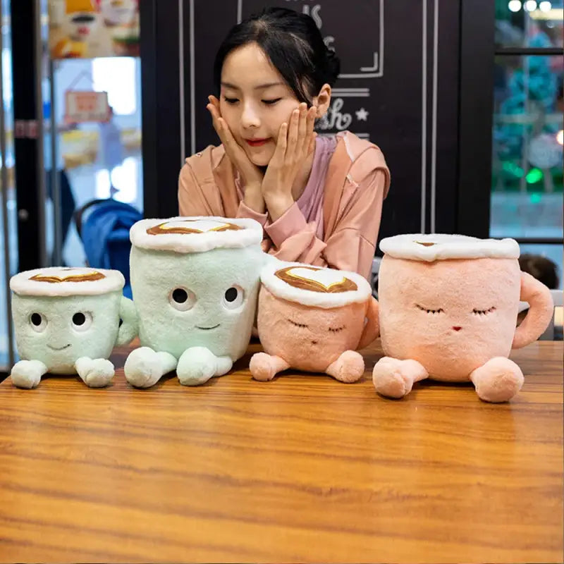 peluche tasse à café