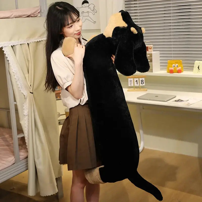 Peluche Teckel Réaliste