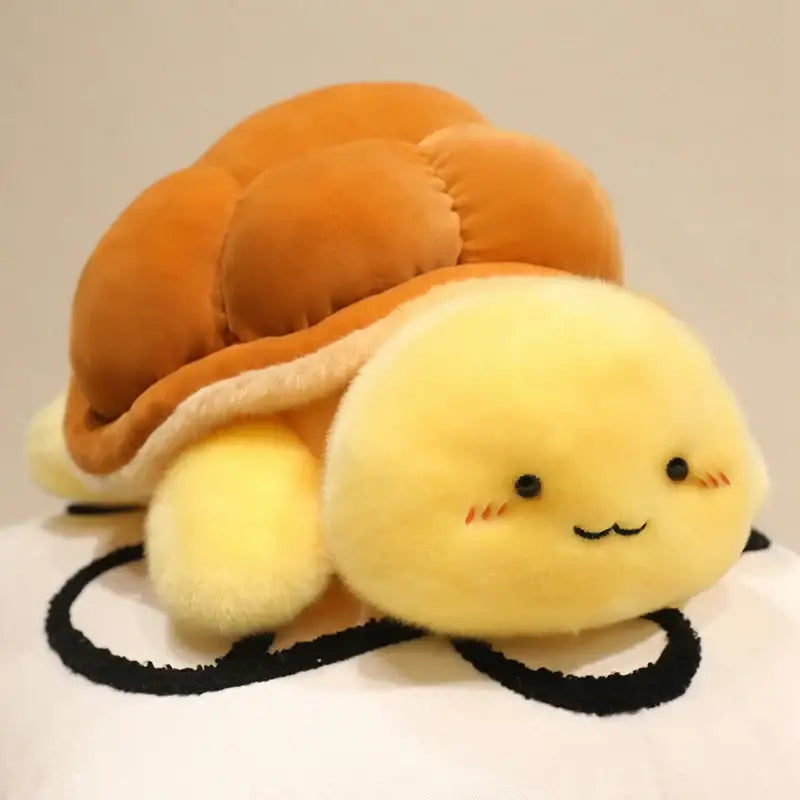 peluche tortue de terre - Jaune / 20cm