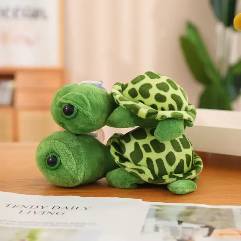 peluche tortue gros yeux