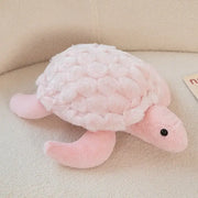 peluche tortue rose - 28cm