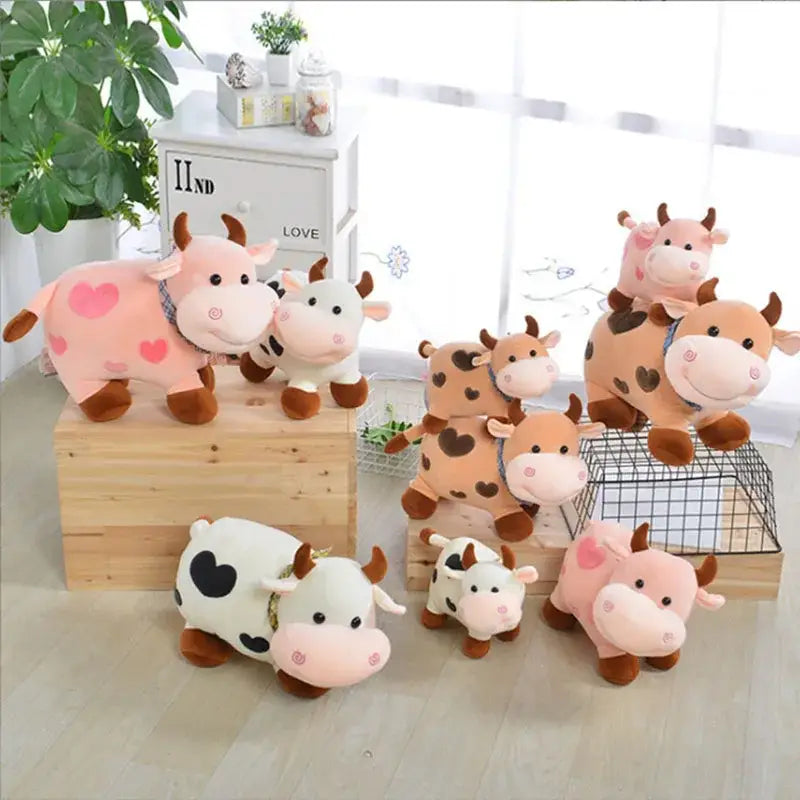 peluche vache kawaii