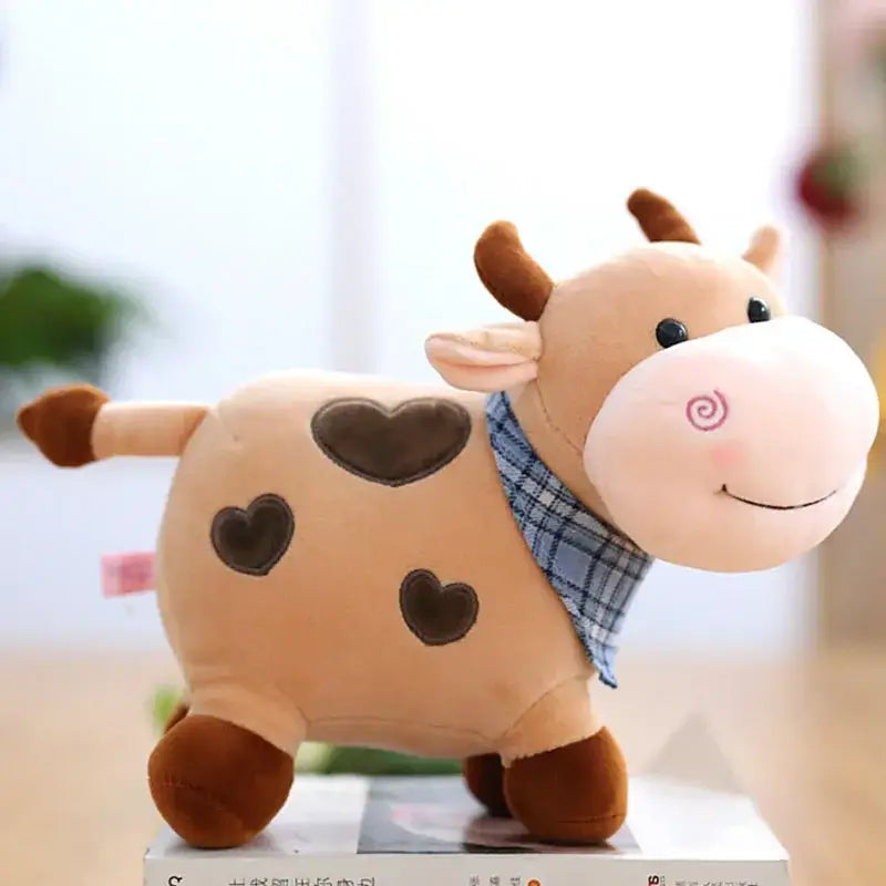 peluche vache kawaii - Brun