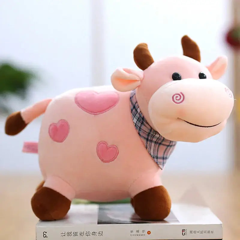 peluche vache kawaii - Rose