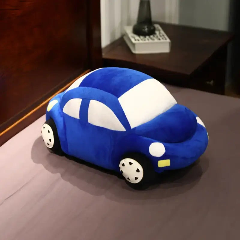 peluche voiture - Bleu / 30cm