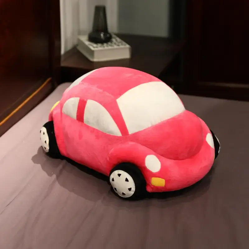peluche voiture - Rose / 30cm