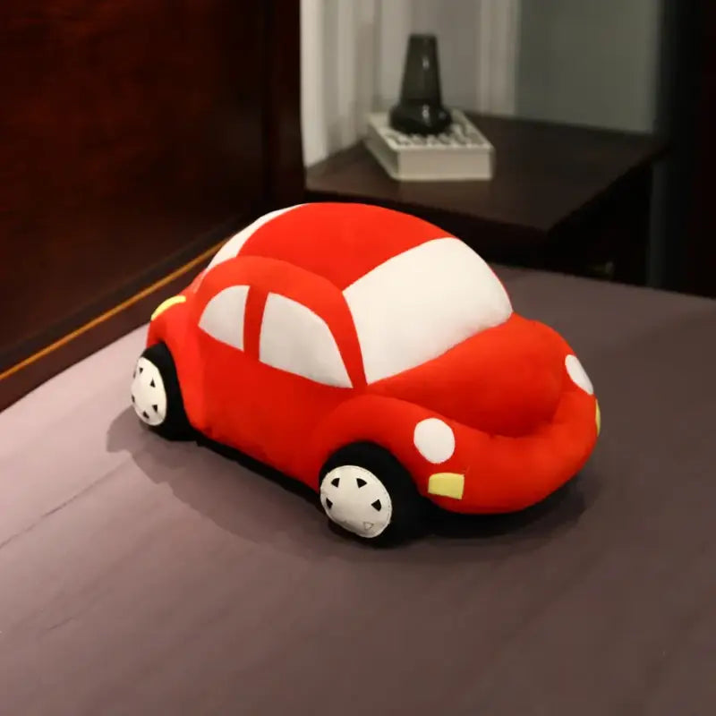 peluche voiture - Rouge / 30cm