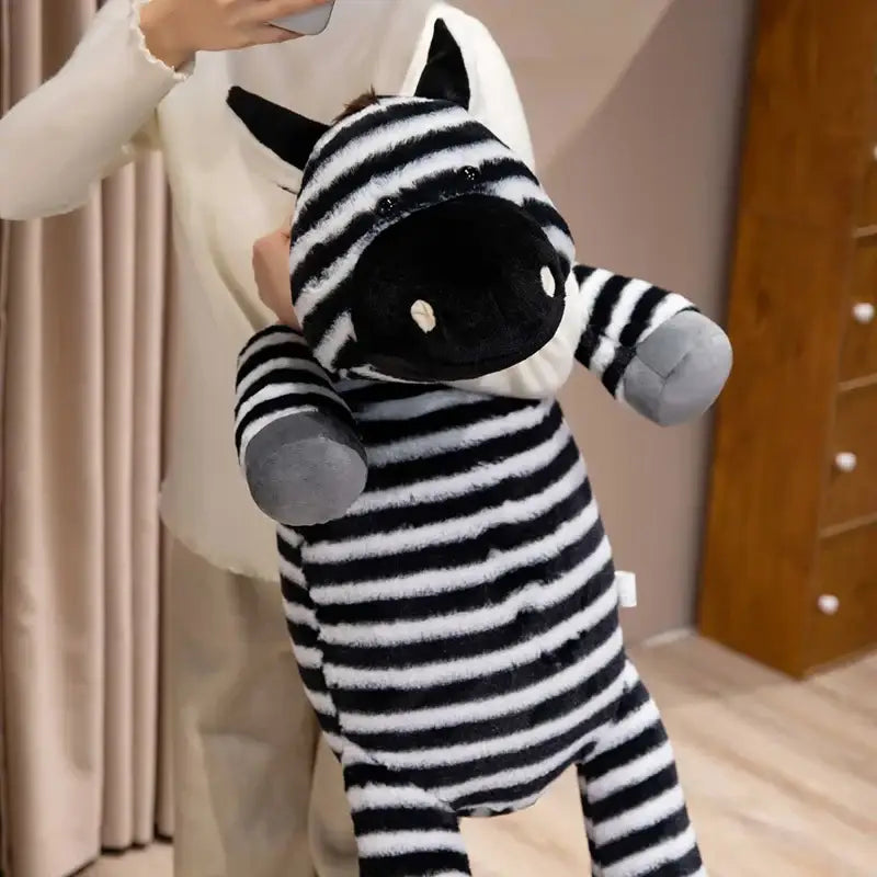 peluche zebre geant