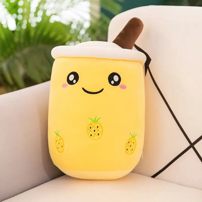 peluches bubble tea - Jaune / 20cm