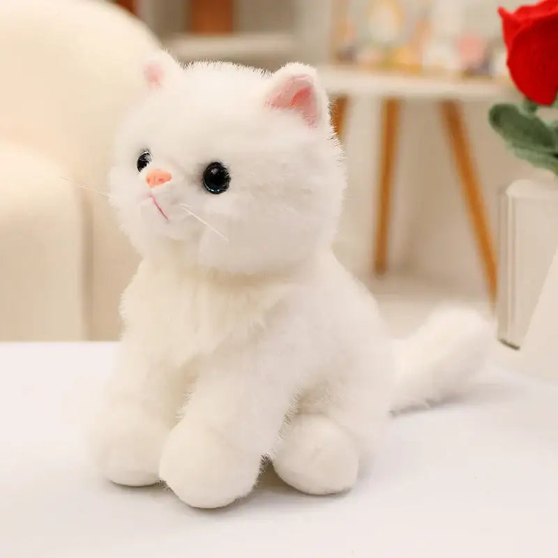 peluches chaton - Blanc