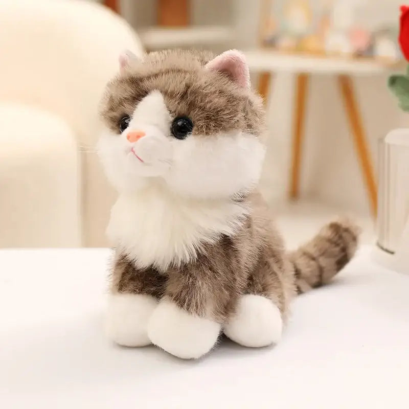 peluches chaton - Brun Clair