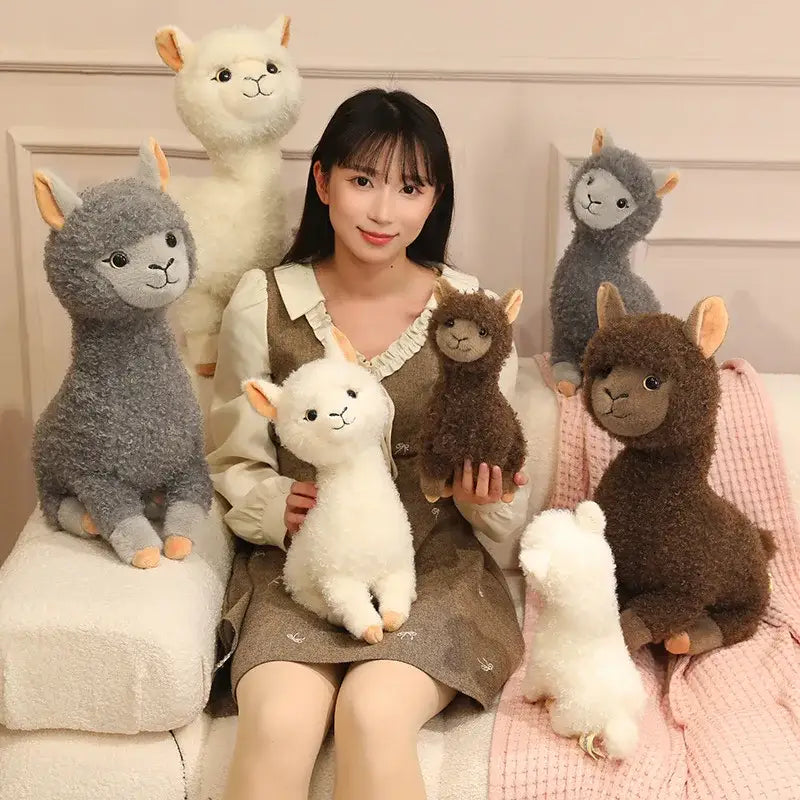 peluches en alpaga