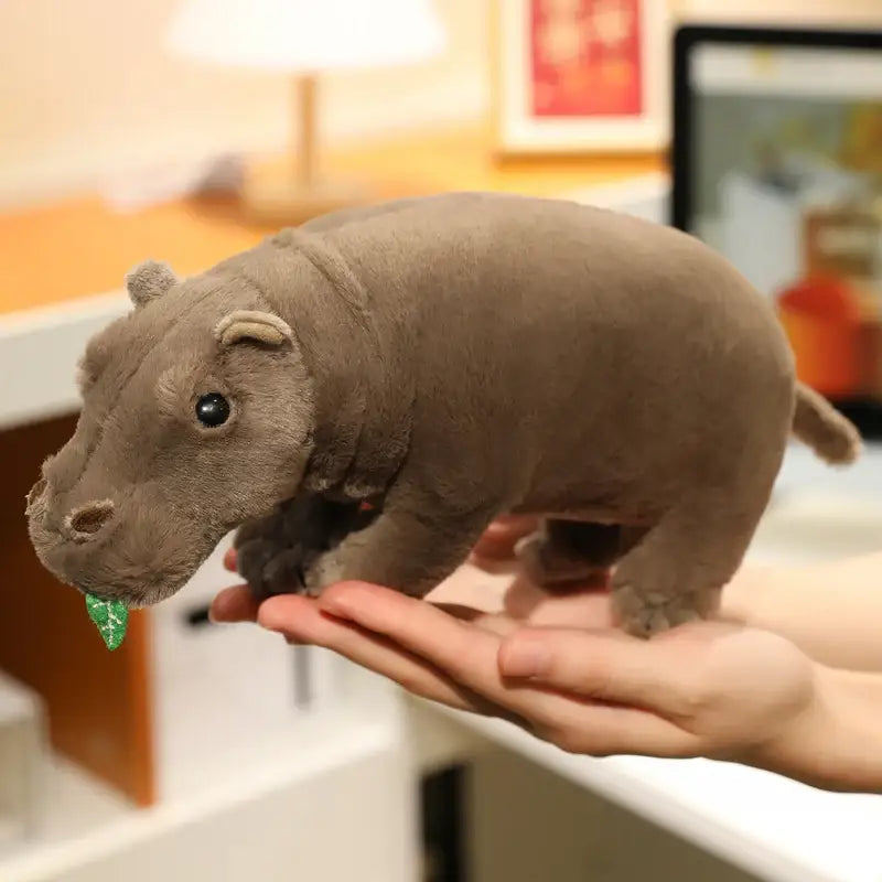 peluches hippopotame